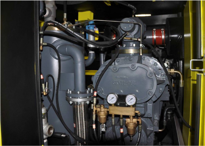 ¡2017 ventas calientes! Compresor de aire de LGCY-12/10 Kaishan/compresor de aire diesel portátil del tornillo
